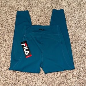 NWT blue fila leggings - size S